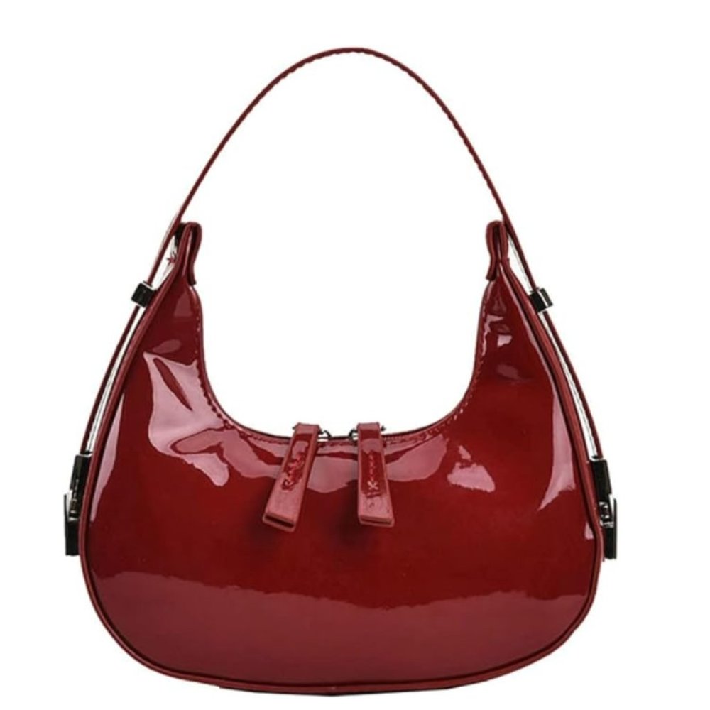 American y2k Red Rivet Shoulder Bag